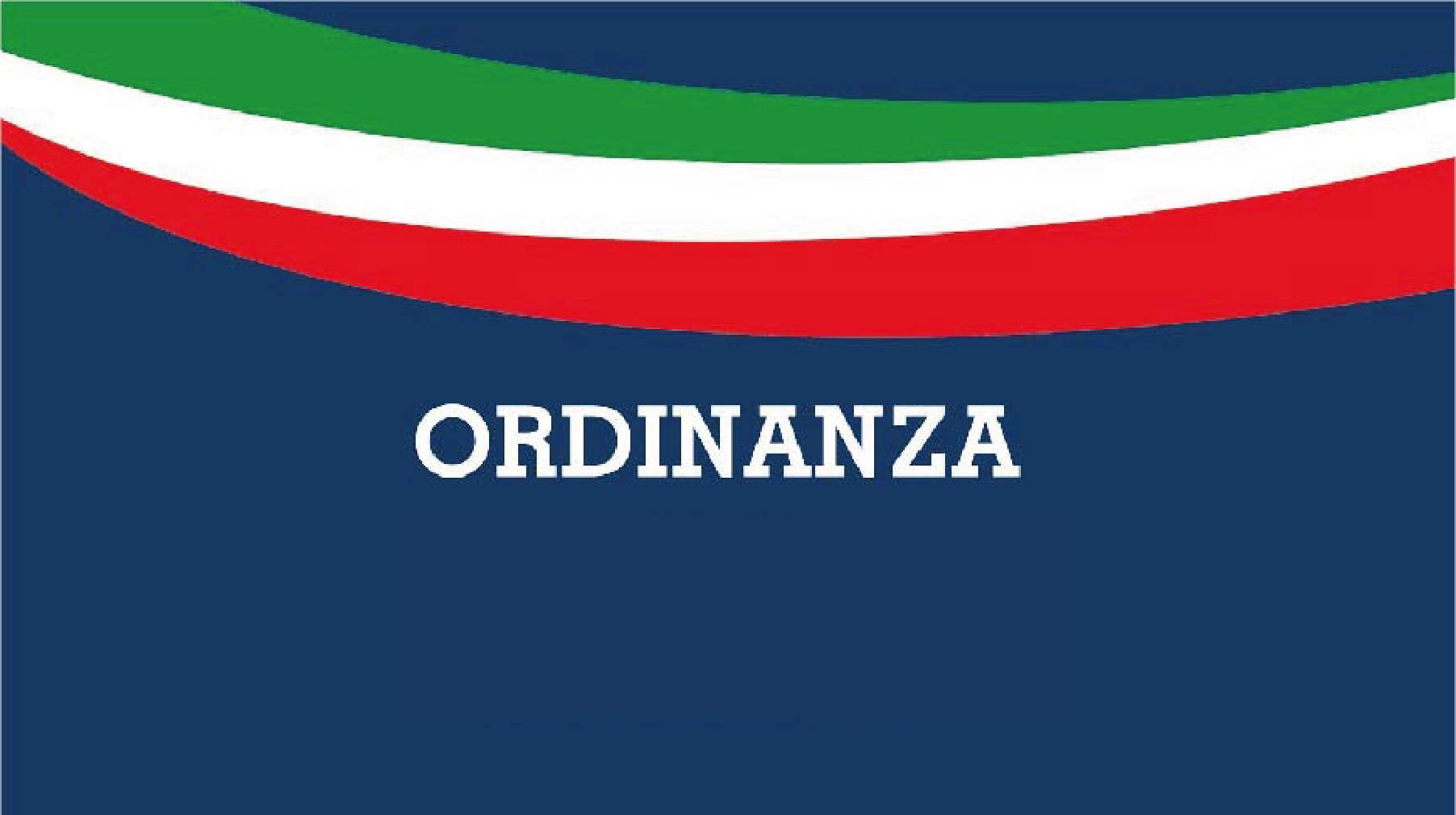 ORDINANZA DIRIGENZIALE  AREA VIGILANZA E SERVIZI n. 1 del 02-01-2025